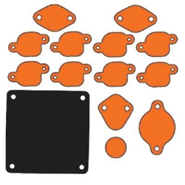 Jaz JAZ 730-003-01 Big Block Chevy Block-Off Kit - Big Block Chevy with 4500 Holley Carb JAZ730-003-01 - main